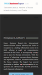 Mobile Screenshot of faroebusinessreport.com